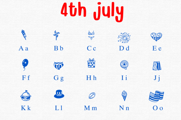 4th July Font preview 2