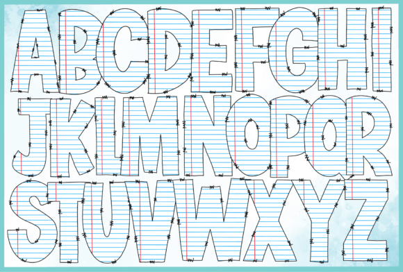 100 Days of School Font preview 4