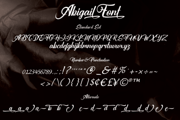 Abigail Font preview 2