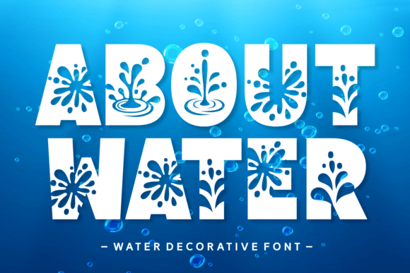 About Water Font About Water Font