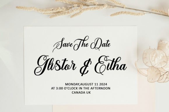 Beautiful Script Font preview 3