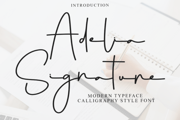 Adelia Signature Font Adelia Signature Font