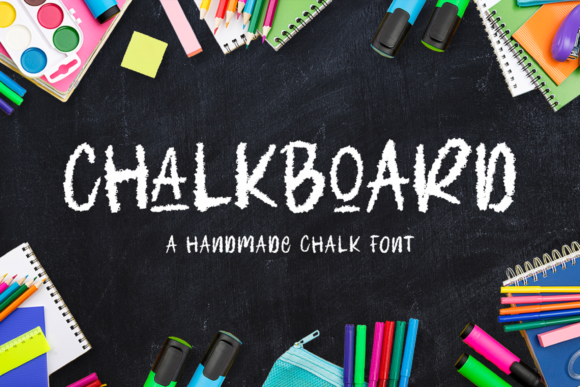 Chalkboard Font preview 2