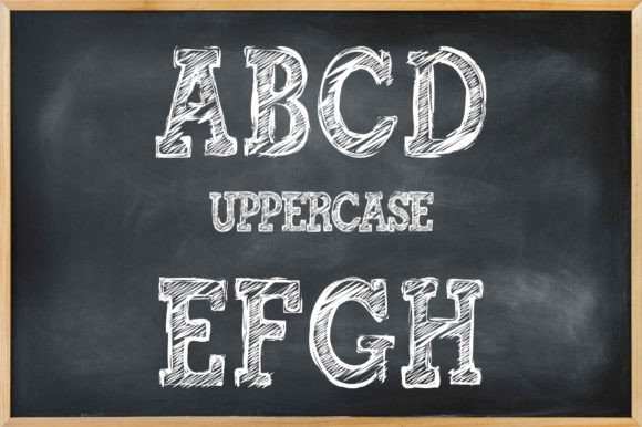 Chalkboard Font preview 3