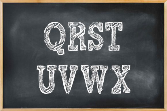 Chalkboard Font preview 7