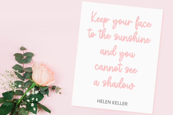 Beautiful Spring Font preview 2