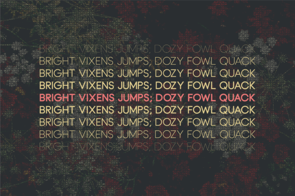 Alizgeno Font preview 4