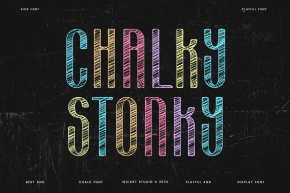 Chalky Stonky Font