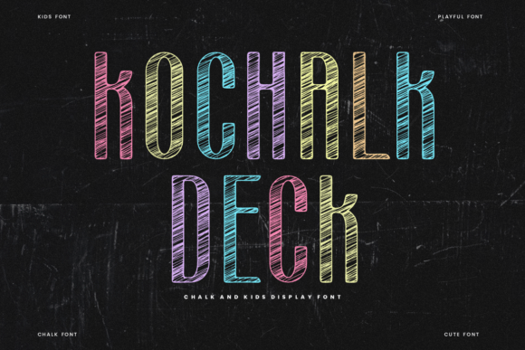 Chalky Stonky Font preview 2