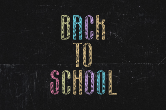 Chalky Stonky Font preview 3