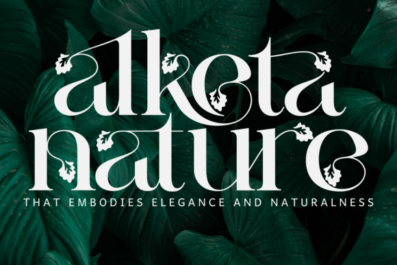 Alketa Nature Font Alketa Nature Font