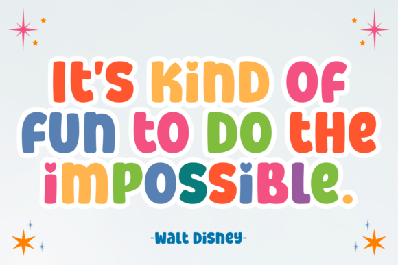 Beauty Disney Font preview 3