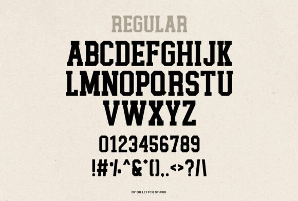 Allstar Academy Font preview 2