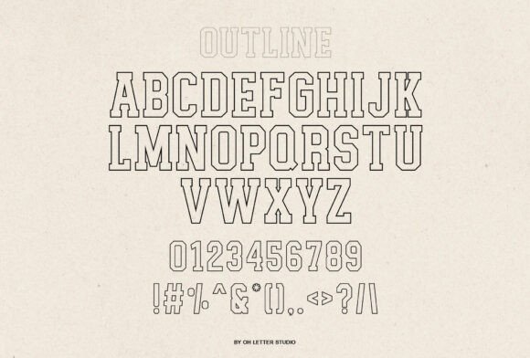 Allstar Academy Font preview 3