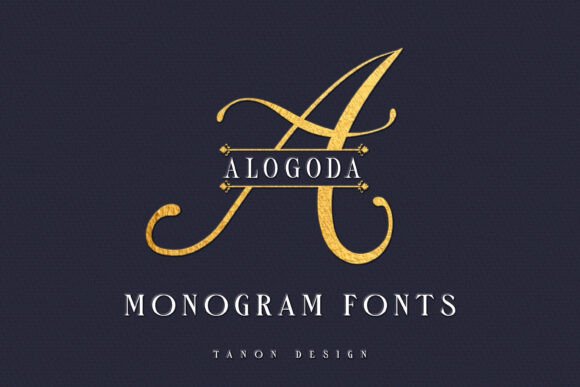 Alogoda Monogram Font