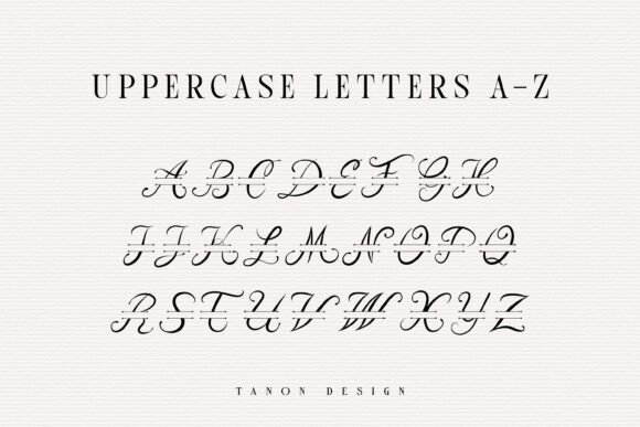 Alogoda Monogram Font preview 4
