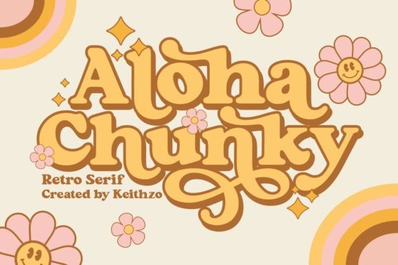 Aloha Chunky Font Aloha Chunky Font