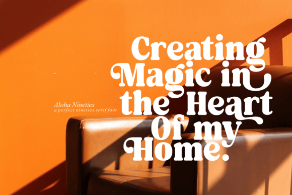 Aloha Nineties Font preview 4