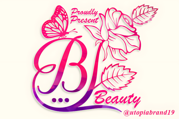 Beauty Flower Monogram Font Beauty Flower Monogram Font