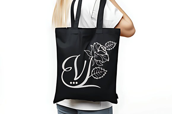 Beauty Flower Monogram Font preview 2