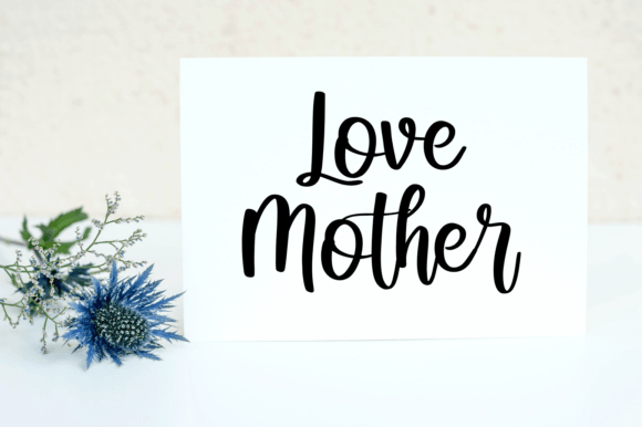 Beauty Flowers Font preview 3