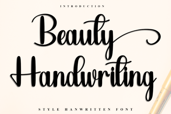 Beauty Handwriting Font