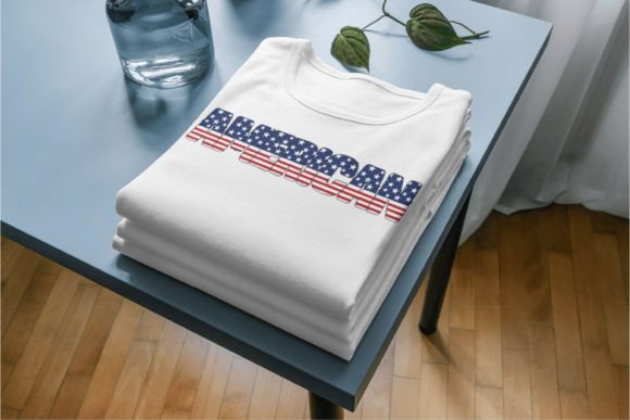 American Flag Font preview 3