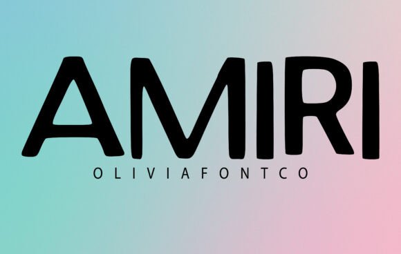 Amiri Font preview 2