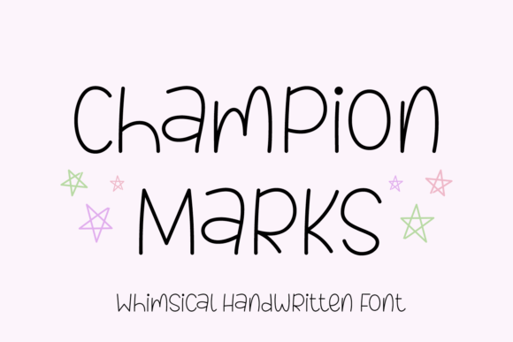 Champion Marks Font Champion Marks Font
