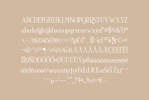 Champagne Royale Font preview 2