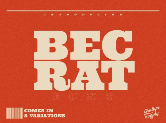 Becrat Font Becrat Font