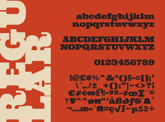 Becrat Font preview 2