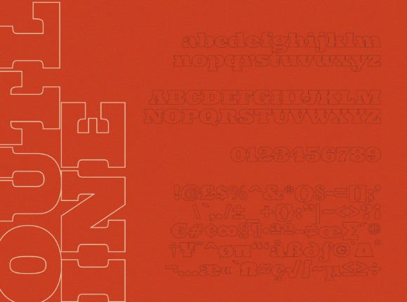 Becrat Font preview 3