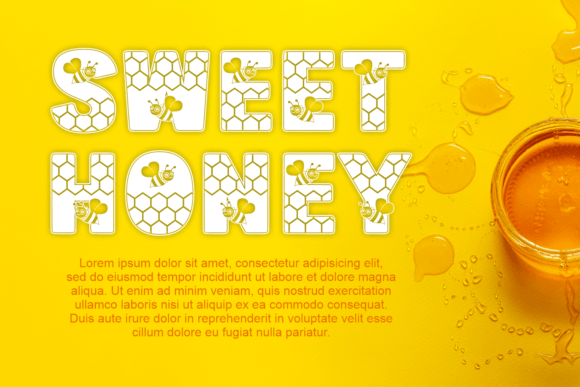 Bee Sweet Font preview 4