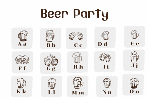 Beer Party Font preview 2