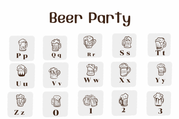 Beer Party Font preview 3