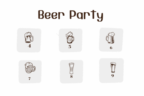 Beer Party Font preview 4