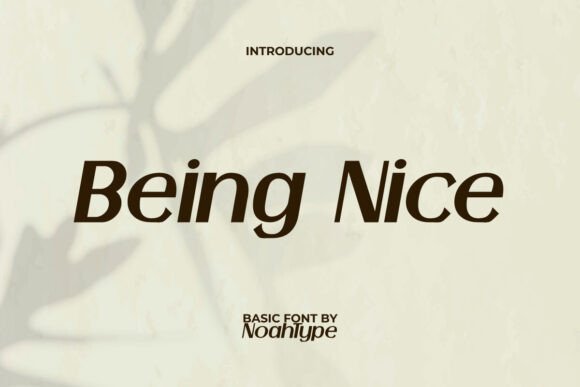 Being Nice Font
