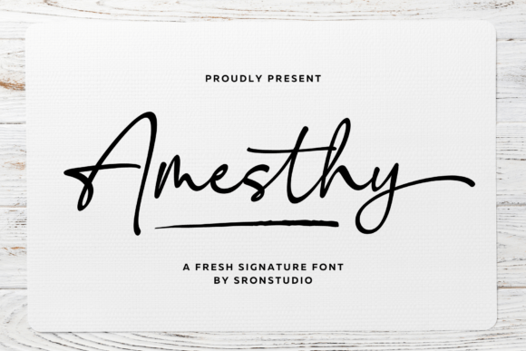 Amesthy Font Amesthy Font