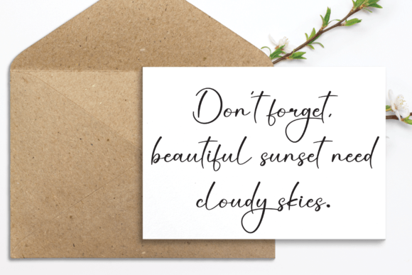 Autography Font preview 3