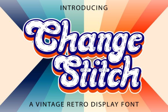 Change Stitch Font Change Stitch Font