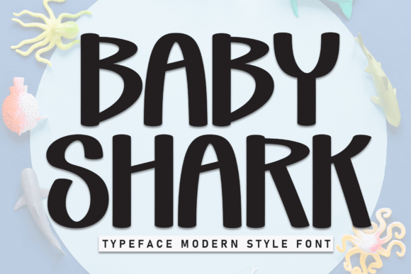Baby Shark Font