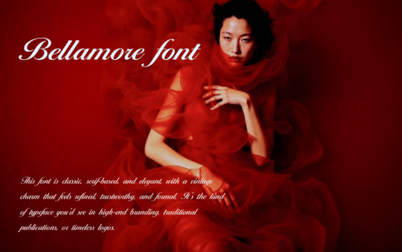 Bellamore Font preview 4