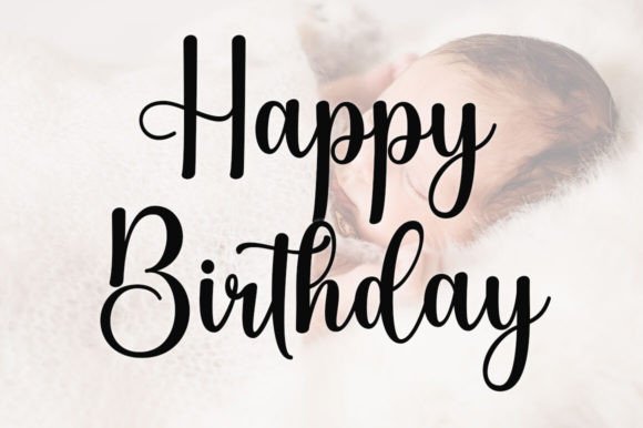 Babyish Font preview 2
