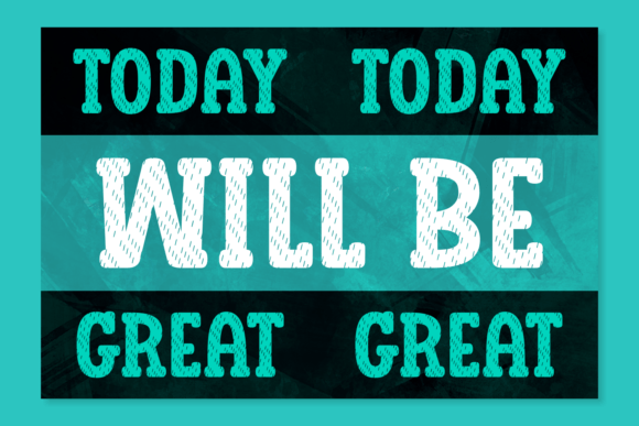 Changing Years Font preview 3