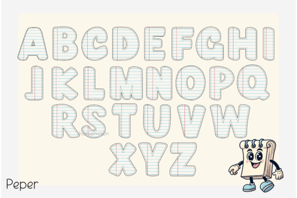 Back to School Font preview 3