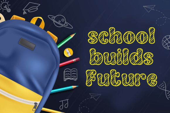 Back to School Font preview 3