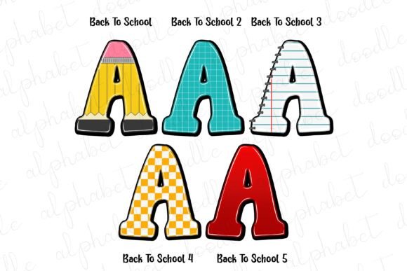 Back to School Font preview 2