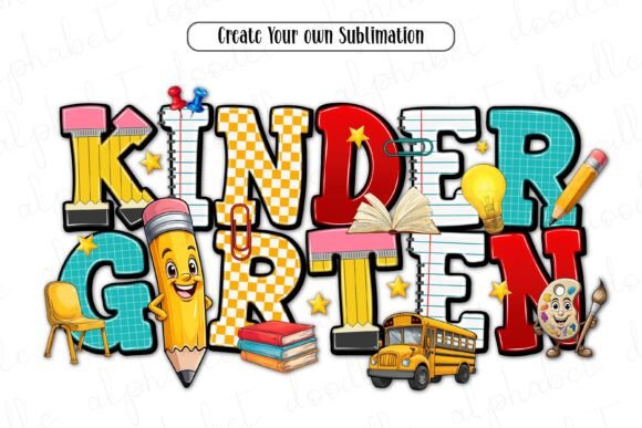 Back to School Font preview 4
