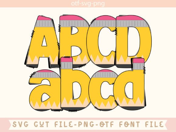 Back to School Font preview 3